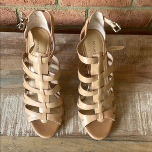 Antonio Melani Tan Strappy Heels